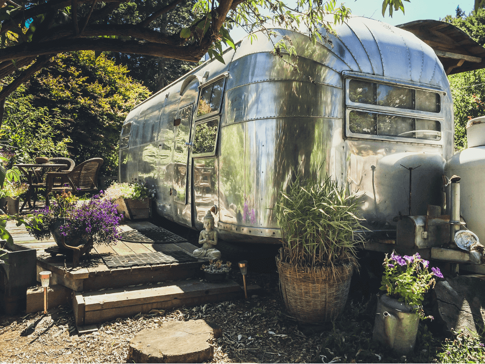 unique vacation rental caravan